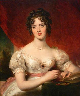 Sir Thomas Lawrence Portrait of Mary Anne Bloxam Sweden oil painting art